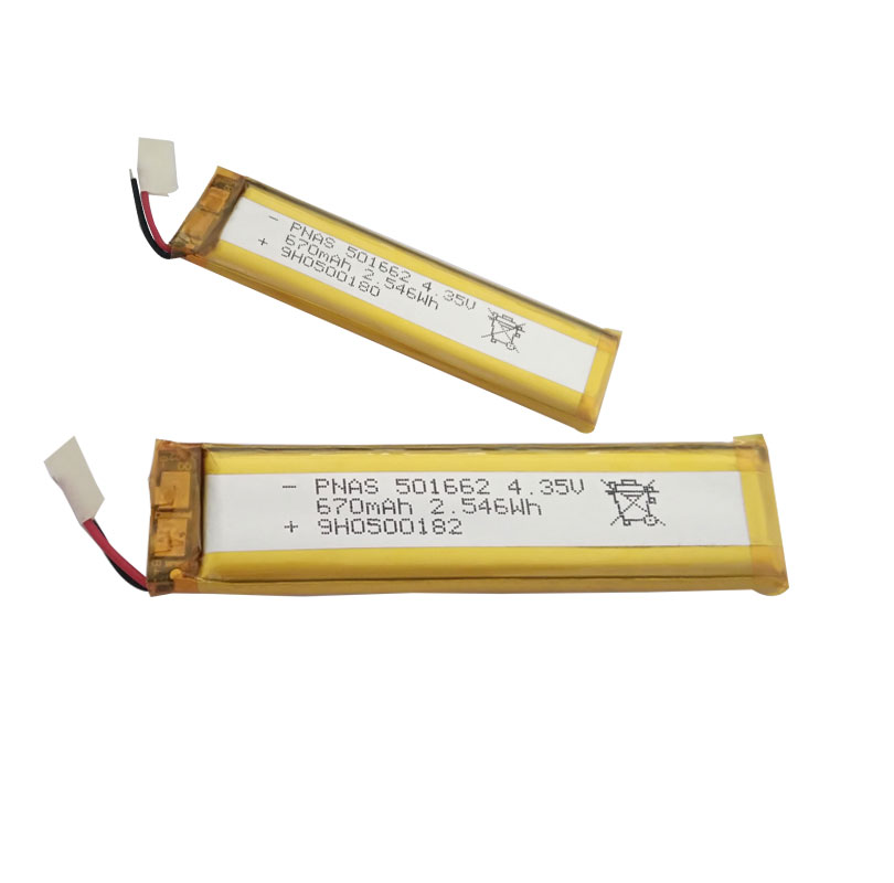 【PNAS】3.7V 670mAh 501662 AI智能眼鏡用鋰聚合物電池